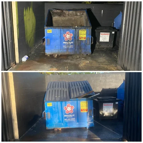 Dumpster Pad Cleaning in Orlando, FL