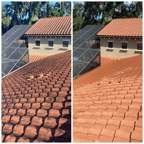 Roof Cleaning results in Winter Springs FL